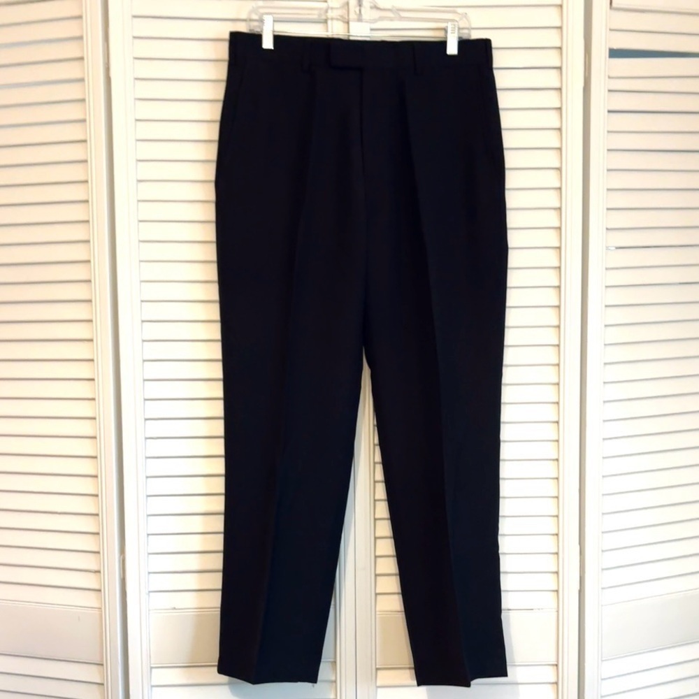 Reaction Kenneth Cole Black Dress Pants Trousers Size 32x30